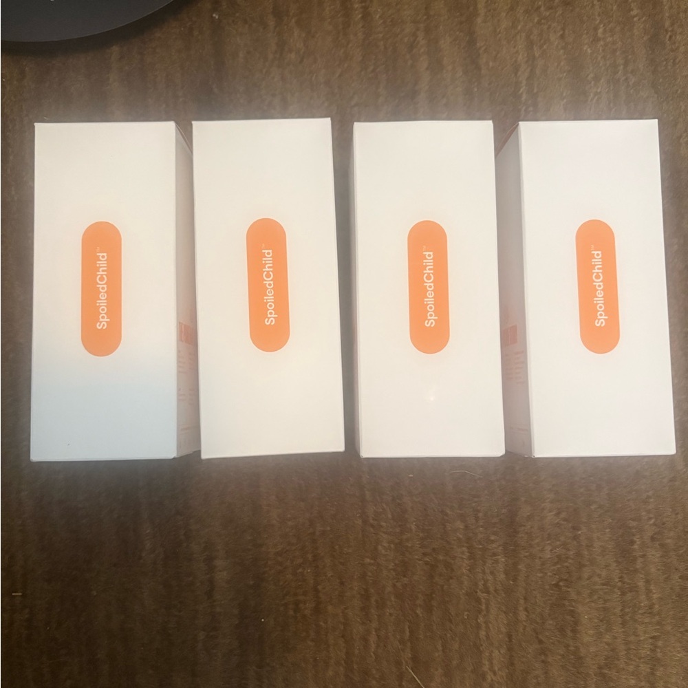 SpoiledChild White and Orange Boxes